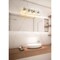Z-Lite Lauren Vanity, 4-Light, 30.5 In.W x 6.5 In.L x 8.5 In.H, Brushed Nickel/Clear 819-4V-BN - alternate 4